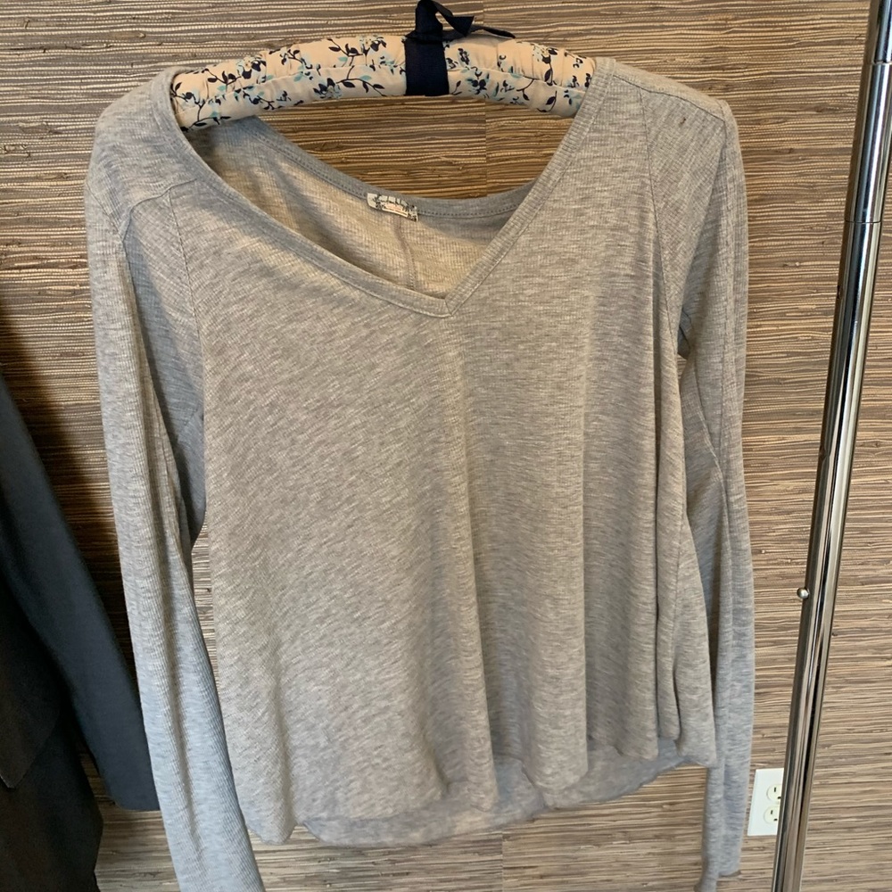 Free people gray shirt!